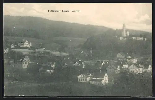 AK Lorch /Württ., Panorama der Ortschaft