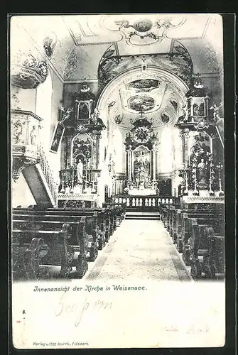 AK Weissensee, Inneres der Kirche