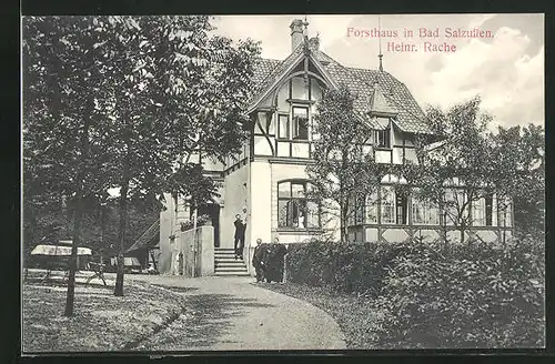 AK Bad Salzuflen, Gasthof zum Forsthaus von H. Rache