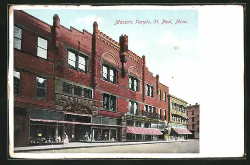 AK St. Maul, MI, Masonic Temple, Freimaurer