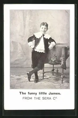 AK The funny little James, from the Sera Cy., Komiker