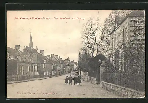 AK La Chapelle-Moche, Vue gènèrale du Bourg