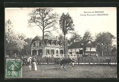 AK Briouze, Cottage Normand à Beausens