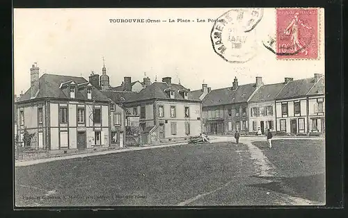 AK Tourouvre, La Place - Les Postes