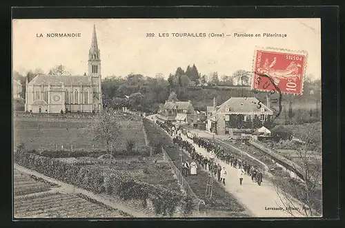 AK Les Tourailles, Paroisse en Pèlerinage