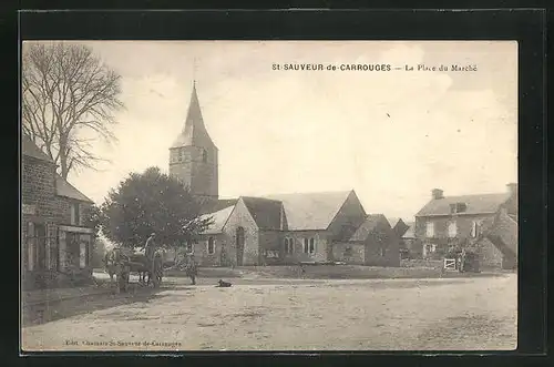 AK St-Sauveur-de-Carrouges, La Place du Marchè