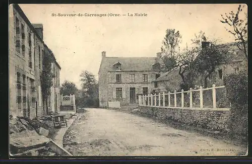 AK Saint-Sauveur-de-Carrouges, La Mairie