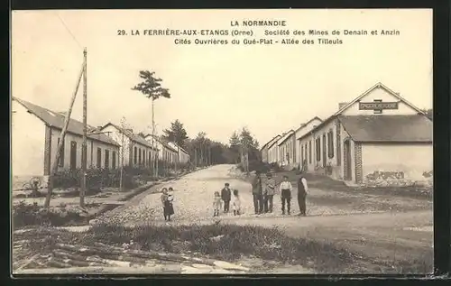 AK La Ferriere-aux-Etangs, La Normandie, Societe des Mines de Denain et Anzin