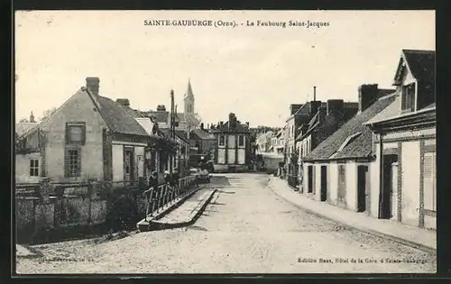 AK Sainte-Gauburge, Le Faubourg Saint Jacques