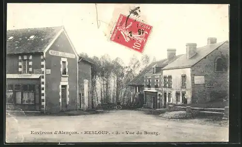 AK Hesloup, Vue du bourg