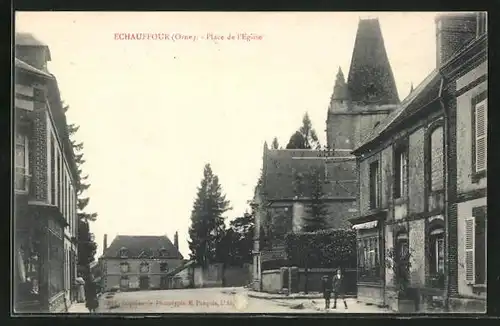 AK Echauffour, Place de l`Église