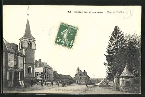 AK St-Maurice-les-Charencey, Place de l`Église