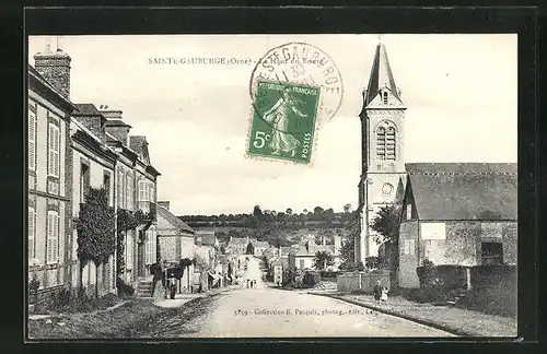 AK Sainte-Gauburge, Le Haut du Bourg