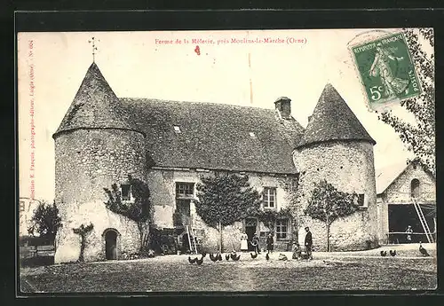 AK Moulins-la-Marche, Ferme de la Mélerie