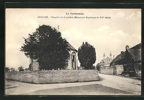 AK Briouze, Chapelle du Cimetiére, Monument historique