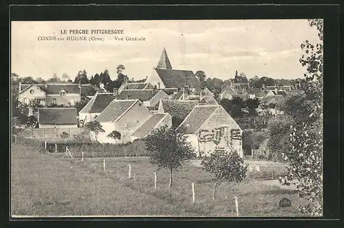 AK Condé sur Huisne, Vue générale