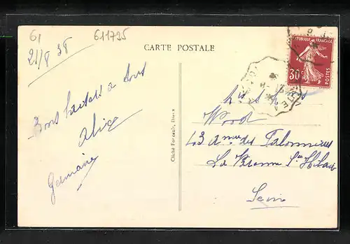 AK Rémalard, Vue sur l`Huisne, Les bords de l`eau