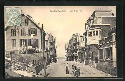 AK Berck-Plage, Rue de la Plage