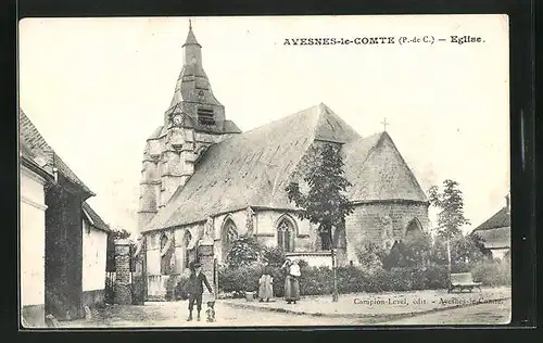 AK Avesnes-le-Comte, l'Eglise