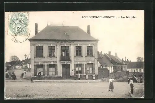 AK Avesnes-le-Comte, la Mairie