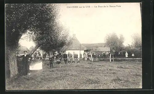 AK Calonne-sur-la-Lys, Le Pont de la Neuve-Voie