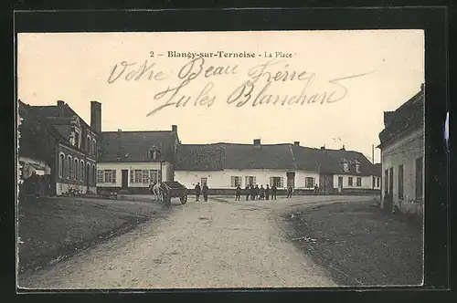 AK Blangy-sur-Ternoise, La Place