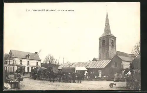 AK Tinques, Le Marche et Eglise