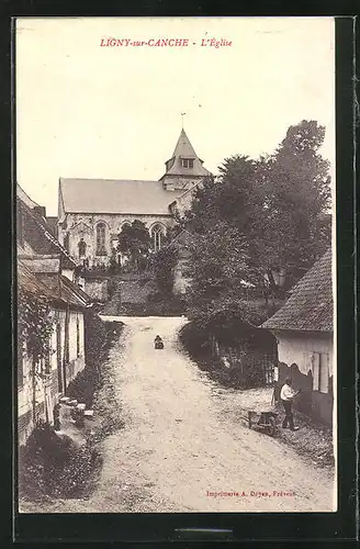 AK Ligny-sur-Canche, L`Eglise