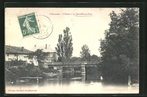 AK Neuville-au-Pont, l'Aisne