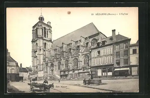 AK Sézanne, l'Eglise