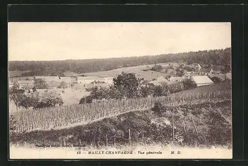 AK Mailly-Champagne, Vue generale