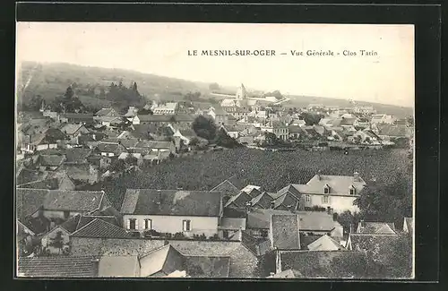 AK Le Mesnil-sur-Oger, Vue Générale, Clos Tarin