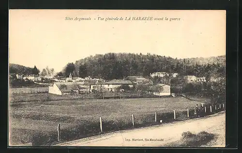 AK La Harazée, Vue générale avant la guerre