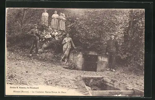 AK Hans, La Fontaine Notre Dame de Hans