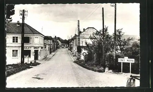 AK Condé-sur-Marne, l'Entrée du Pays