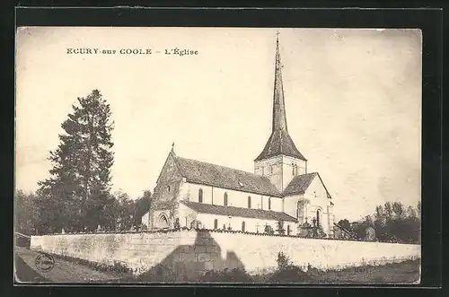 AK Ecury-sur-Coole, l'Eglise