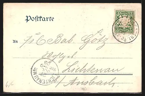 AK Königsee, Teilansicht mit Watzmann