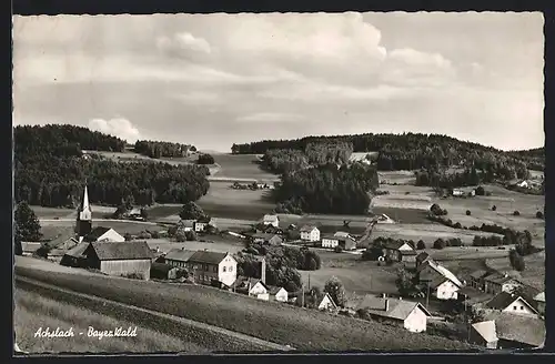 AK Achslach, Totalansicht des Ortes