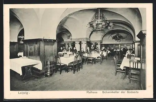 AK Leipzig, Rathaus, Schankkeller