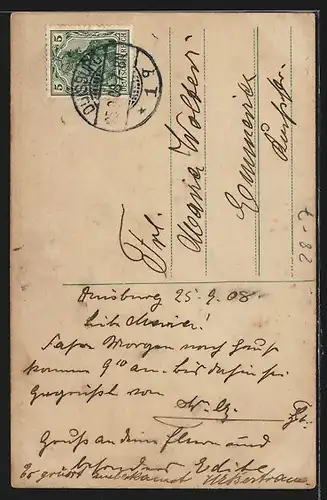 AK Szene aus Faust von Goethe