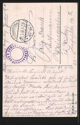 AK Soldat mit Zigarren, Rauchen