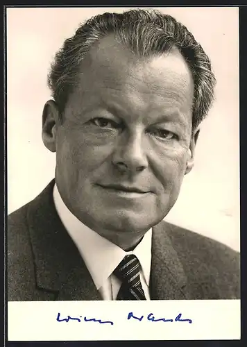 AK Dr. h. c. Willy Brandt, MdB, Bundeskanzler, Vorsitzender der SPD
