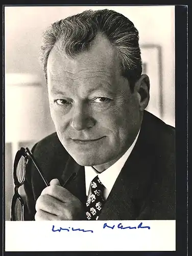 AK Bundeskanzler Willy Brandt, Porträt