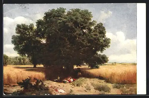 Künstler-AK Pro Juventute, Sommer nach Alexandre Calame