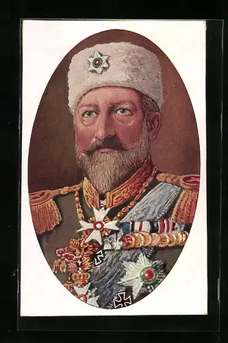 AK Portrait Ferdinand I. von Bulgarien