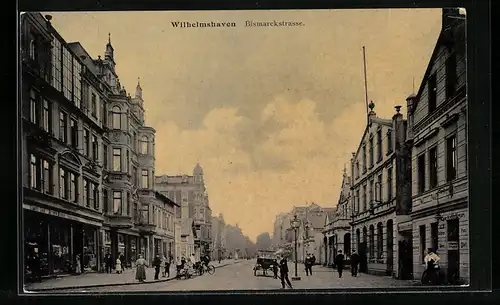 AK Wilhelmshaven, Gasthaus Zum Kyffhäuser, Bismarckstrasse