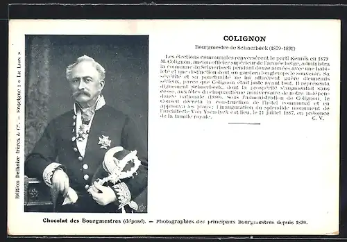 AK Colignon Bourgmestre de Schaerbeek