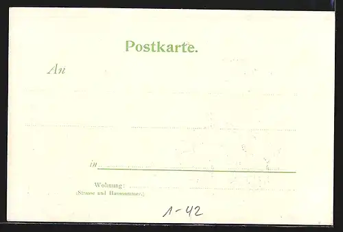 AK Portrait des Malers Gabriel Max