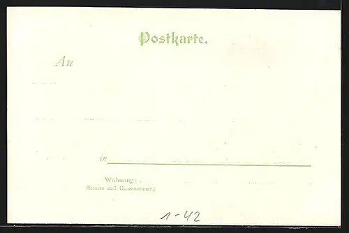 AK Franz von Defregger, Prof. der Kunstakademie in München