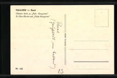 AK Tallinn, Oleviste kirik ja Paks Margareta
